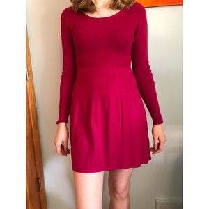 Pink Sweater Dress